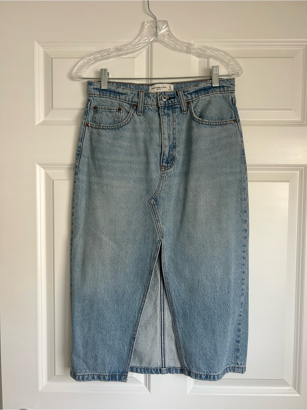 abercrombie denim skirt
